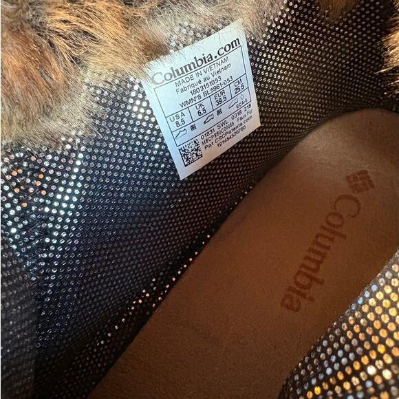 Columbia Minx Shorty III Waterproof Fur Trimmed Lightweight Snow Bootie size 8.5 - Picture 9 of 16
